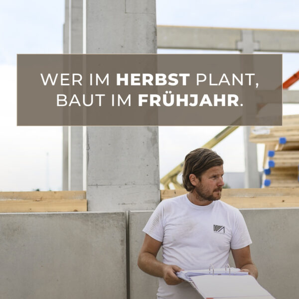 Der Herbst ist die ehrlichste Bauzeit des Jahres: Jetzt entscheidet sich, was…