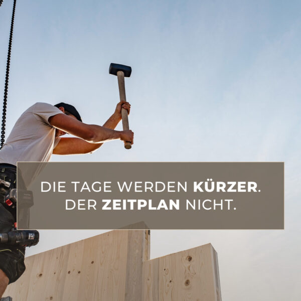 Im Oktober wird es früher dunkel. Am Montagetag merkt man das kaum.…